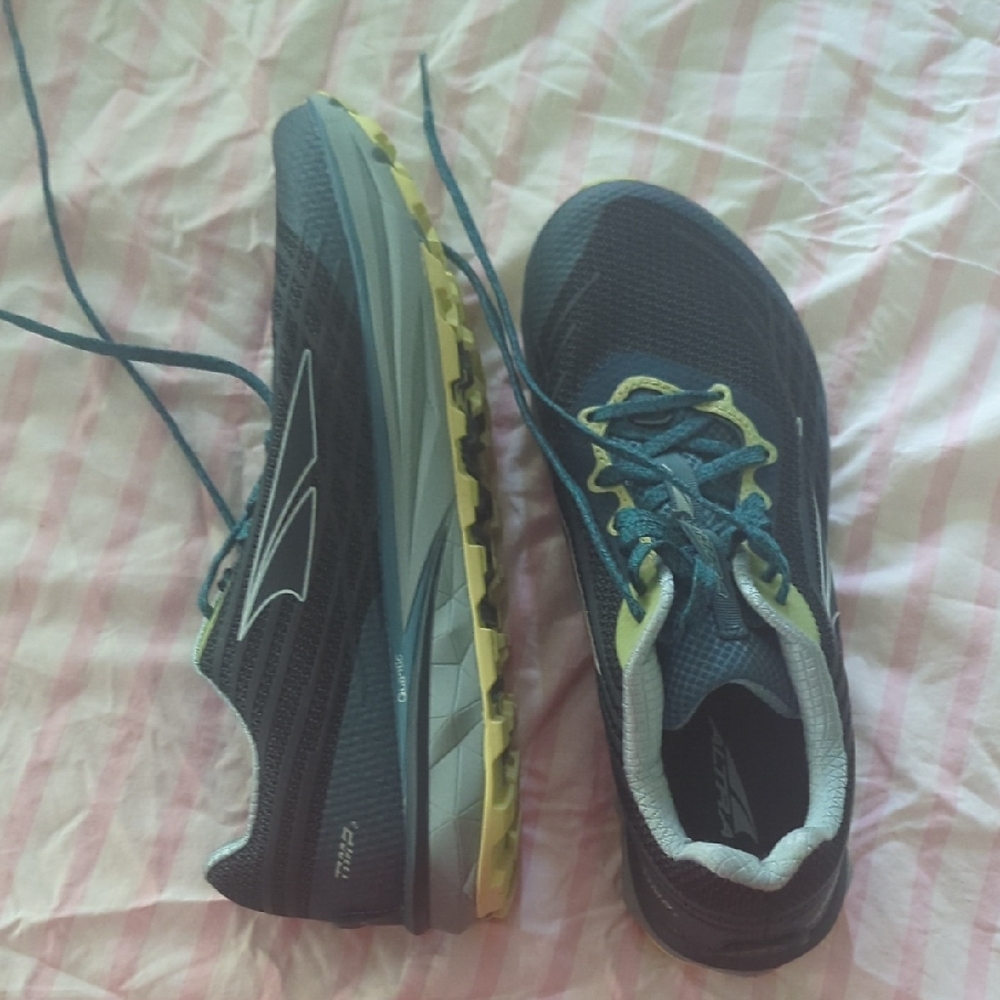 Altra Trail Shoes in Black and Yellow